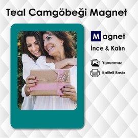 Teal Camgöbeği Renk İsimli Dolap Magnetleri